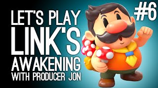 Links Awakening Switch Gameplay Links Awakening with Producer Jon Pt 6  ANIMAL VILLAGE ARF MEOW [upl. by Arianna]