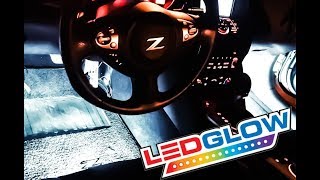 Installing LedGlow Interior light kit 370z [upl. by Eussoj]