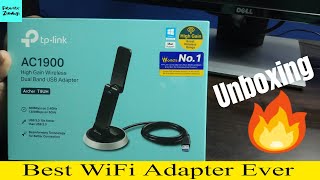 Best WiFi adaptor for PC  TPLink Archer High Gain Wireless Dual Band  Unboxing [upl. by Ajak]