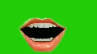 moving lips green screen video [upl. by Herriott684]