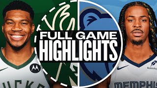 BUCKS at GRIZZLIES  FULL GAME HIGHLIGHTS  October 31 2024 [upl. by Cedric713]