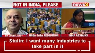 News X Debate on India absent frm voting on IsraelDr Rajesh JauhriIndian Approach Shifts post 2014 [upl. by Nwahsear]