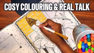 Honest Reflections on Content Creation  Harry Potter Colouring  Whispered ASMR [upl. by Pegasus]