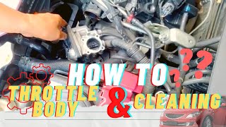 MITSUBISHI MIRAGE G4 THROTTLE BODY AND MAP SENSOR CLEANING [upl. by Rip]