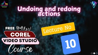 Undoing and redoing actions in Corel Video studio [upl. by Wong]