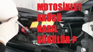 Motosiklet Aküsü Nasıl Sökülür [upl. by Belda]