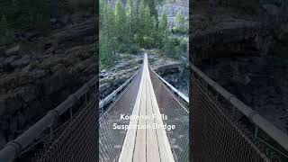 Kootenai Falls Suspension Bridge [upl. by Leibrag]