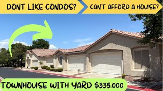 Homes for Sale Las Vegas Las Vegas Condos Townhouses for Sale With Yard [upl. by Cornish]