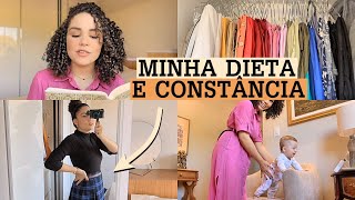 Organizando o guardaroupa como está a dieta e conversa sobre constância ✨ [upl. by Mendes104]