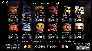 FNAF 2 DELUXE 1220 MODE COMPLETE [upl. by Myer]