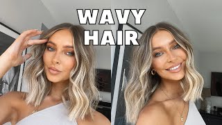 HOW TO WAVE YOUR HAIR WITH A STRAIGHTENER TUTORIAL [upl. by Cralg658]