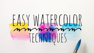 Blending Watercolor Techniques For Beginners [upl. by Gloriana858]