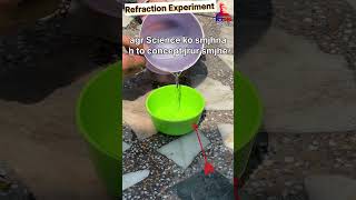 Experiment 🧪 Day 36 What is REFRACTION   Refraction Experiment experiment science [upl. by Deragon]