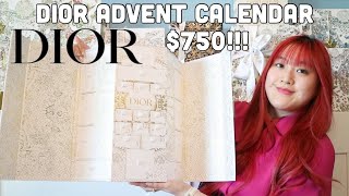 Dior Advent Calendar 2024🌟 750 WORTH IT [upl. by Heyer]