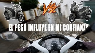 ☔️HONDA SH125i Vs HONDA ADV350  ¿CUANTO INFLUYE EL PESO [upl. by Asiela]