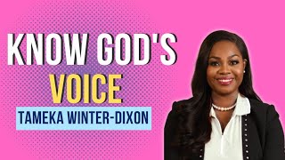 How to Know the Voice of God A StepbyStep Guide to Hearing God Speak CoachTamekaWinterDixon [upl. by An998]