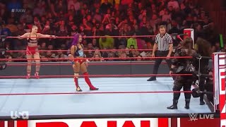 Lucha Completa Ronda Rousey amp Sasha Banks Vs Nia Jax amp Tamina  WWE Raw 14012019 En Español [upl. by Herman]