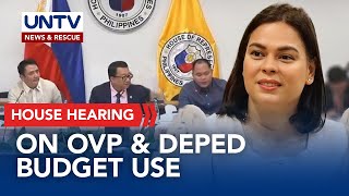 VP Duterte faces the House hearing on the use of OVP and DepEd confidential funds  Nov 25 2024 [upl. by Faustine]