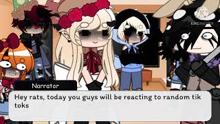 Aftons react to random tik toks  Gacha club [upl. by Roxanna]