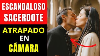 ¡Escándalo Impactante del Sacerdote Atrapado en Cámara [upl. by Airotcivairam]