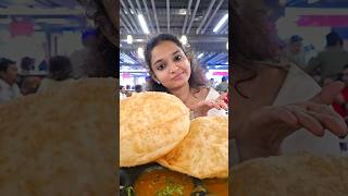 The largest poori in Hyderabad City right now 😳 food poori tiffin foodie ytshorts ytshort yt [upl. by Epilif]