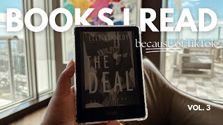 BOOKS I READ BECAUSE OF TIKTOK  Off  Campus Series by Elle Kennedy [upl. by Tamas]