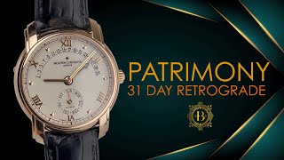 Vacheron Constantin Patrimony 31 Day Retrograde 47245000R8775 [upl. by Valma]