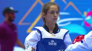 FEMALE 33kg 3rd WORLD TAEKWONDO CADET CHAMPIONSHIPS FINAL [upl. by Llenrub]