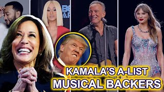 Top Musicians Supporting Kamala Harris in the 2024 Presidential Election [upl. by Fonda]