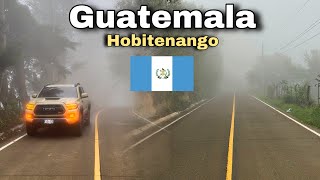 ASÍ ES LA CALLE NEBULOSA PARA LLEGAR A HOBBITENANGO  Es necesario llevar 4X4 GUATEMALA EXTREMO [upl. by Ginsberg]