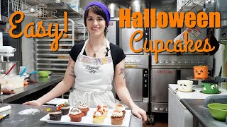 4 Easy Halloween Cupcake Ideas for Kids amp Beginners [upl. by Alexandra229]