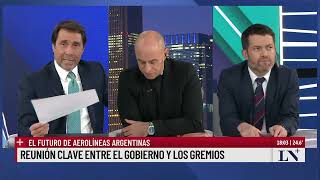 El Gobierno evalúa opciones para Aerolíneas Argentinas el pase de Feinmann y Trebucq [upl. by Ahsinrats852]