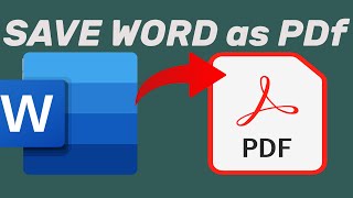 How to savedownload word document as pdf  EASY WAY TO SHARE DOCS [upl. by Annahc]