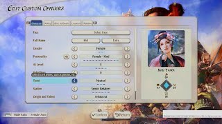 NOBUNAGAS AMBITION Awakening  Custom Officer Creator [upl. by Brigitta]