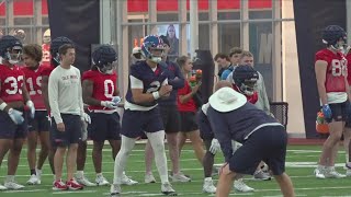 Ole Miss football kicks off first day of fall camp [upl. by Rodina]