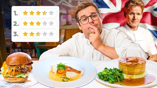 Chef Reviews amp Ranks GORDON RAMSAY’S Restaurants [upl. by Pail]