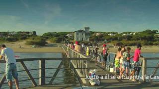 MUELLE DEL VIGíA PLAYA DE MAZAGON [upl. by Hildebrandt]