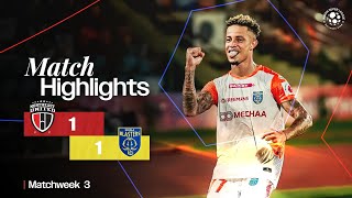 Match Highlights  NorthEast United FC 11 Kerala Blasters FC  MW 3  ISL 202425 [upl. by Chessy]