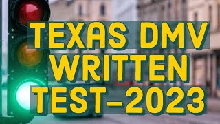 DMV written Test Texas 2023  How to pass Texas written Driving Test [upl. by Jc848]