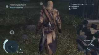 Assassins Creed 3  Frontier Assassination Contracts Walkthrough HD [upl. by Rabi30]