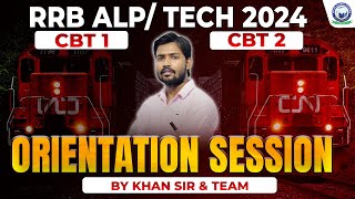 Orientation Session  RRB ALP  TECH 2024  CBT1 CBT2  By Khan Sir alptechnician rrb khansir [upl. by Hose]