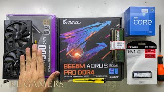 Satisfying PC Build intel Core i5 12400 GIGABYTE B660M AORUS PRO DDR4 ZOTAC GTX1660 MASTERBOX E300L [upl. by Akinoj869]