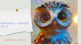 🍄🐿️ 1 SparspielRunde Oktober 2024 🍁🌼 Teil 2 🐿️🍄Sparen mit der Umschlagmethode [upl. by Jule]