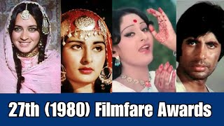 1980 27th Filmfare Awards filmfareawards [upl. by Kcir976]