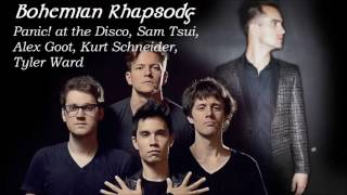 Bohemian Rhapsody Panic at the Disco Sam Tsui Alex Goot Kurt Schneider Tyler Ward Mashup [upl. by Jd364]