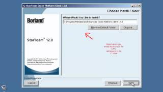 Borland StarTeam  Installing The CPC Cross Platform Client [upl. by Nottage]