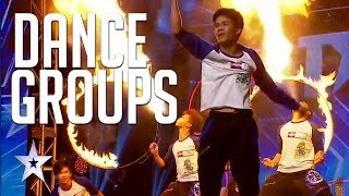 The Best Dance Crews amp Groups On Asias Got Talent  Auditions [upl. by Asiram]