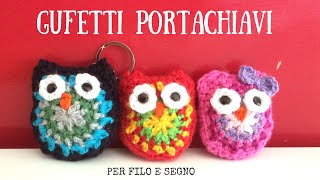 Tutorial  Gufetti Portachiavi [upl. by Suivatnom]