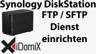 Synology DiskStation FTP SFTP Dienst einrichten und extern und intern nutzen [upl. by Pich]