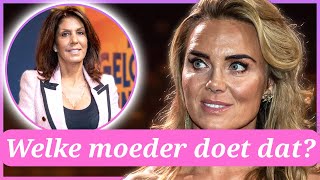 Monique Westenberg bekritiseert Rachel Hazes Welke moeder doet dat [upl. by Kovacs]